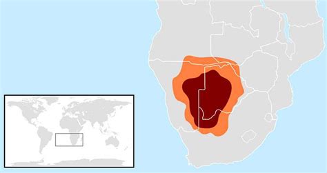 Kalahari Desert Africa Map Sexiz Pix