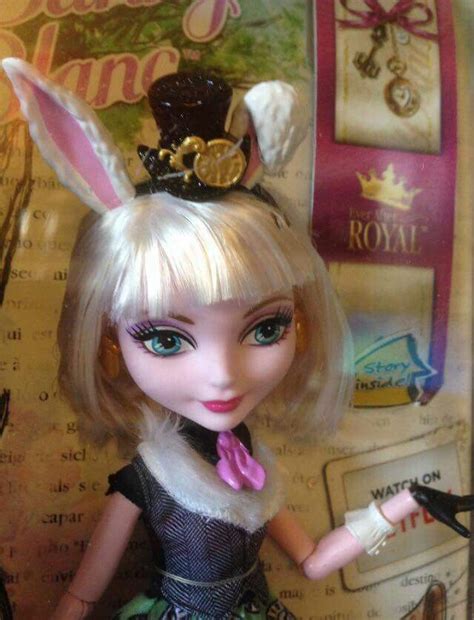 Ever After High Bunny Blanc In Box Closeup Ever After High Dolls