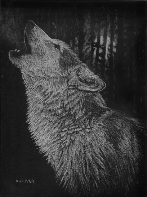 Halo semuanya.hari ini kak yoko akan menggambar serigala ( wolf ) mari kita menggambar bersama. Wildlife Art by Ken Oliver at Coroflot.com