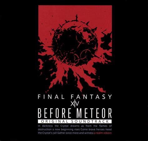 Before Meteor Final Fantasy Xiv Original Soundtrack Final Fantasy
