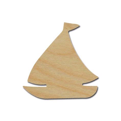 Sail Boat Unfinished Wood Cutout Nautical Theme Variety of Sizes | Artistic Craft Supply ...