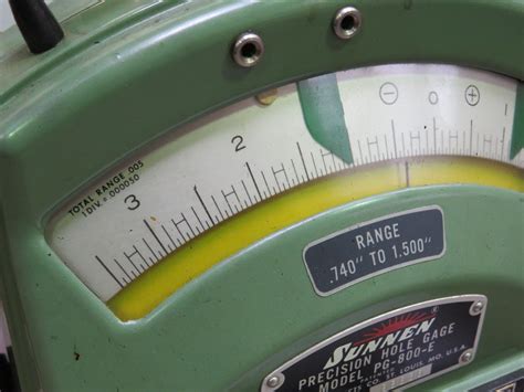 Sunnen Pg 800 E Precision Hole Gauge