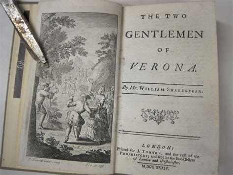 The Two Gentlemen Of Verona By Shakespear Shakespeare William Fine