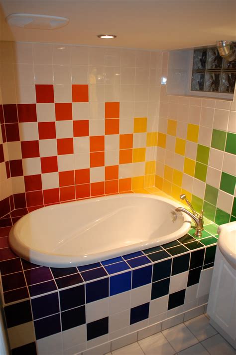 Modern bathroom tiles designs in india: Rainbow Tiled Bathroom : 11 Steps (with Pictures ...