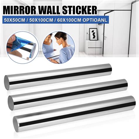 Flexible Mirror Sheets Mirror Wall Stickers Non Glass Self Adhesive