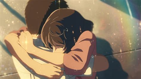 Hugging Tears Anime Garden Of Words Crying Anime Boys Anime Girls