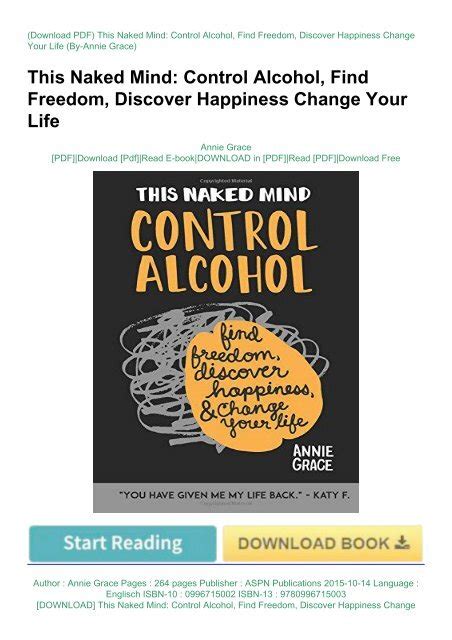 Download This Naked Mind Control Alcohol Find Freedom Discover Happiness Change Your Life
