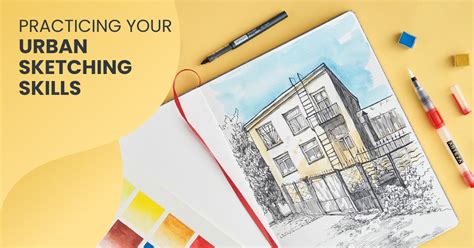 A Beginners Guide To Urban Sketching Part Practicing Adding Color Arteza