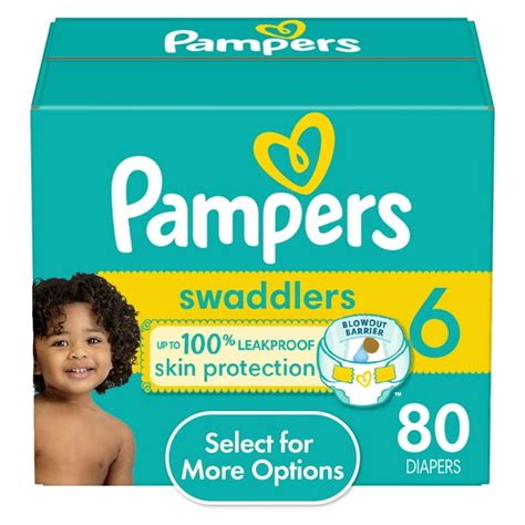 Pampers Swaddlers Diapers Size 6 80 Count Select For More Options