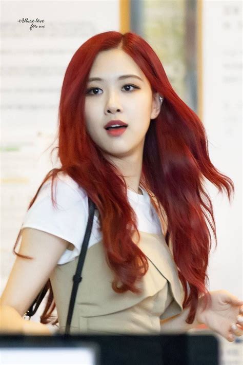 She likes pineapples on pizza. 10+ Best For Red Blackpink Rose Hair Color - Mesintaip Buruk