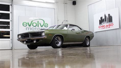 1970 Plymouth Cuda 340 Restored Numbers Matching Lime Green Metalic