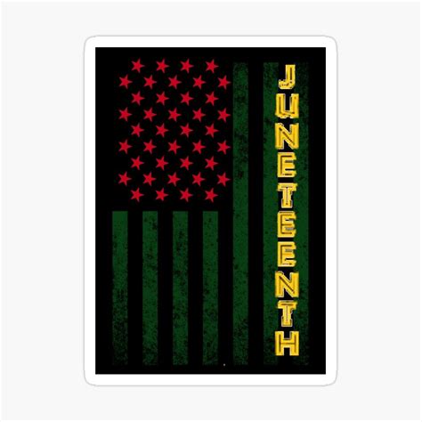 Juneteenth, holiday commemorating the end of slavery in the united states, observed annually on june 19. 'Juneteenth Freedom Day American Flag with African Colors ...
