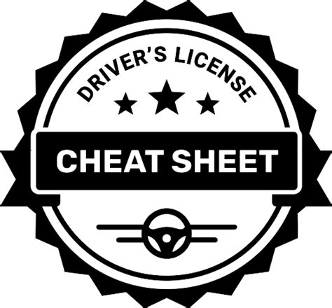 NV Driver S License Cheat Sheet Practice Test Bundle DMV 54 OFF