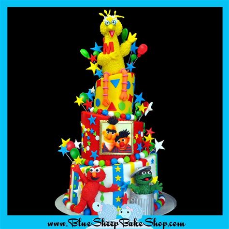 Sesame Street 1st Birthday Cake — Birthday Cakes Sesame Street