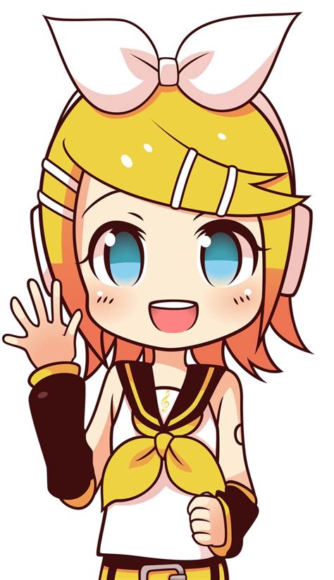 Kagamine Rin By Dekodere Anime Chibi Vocaloid Funny Vocaloid Mayu