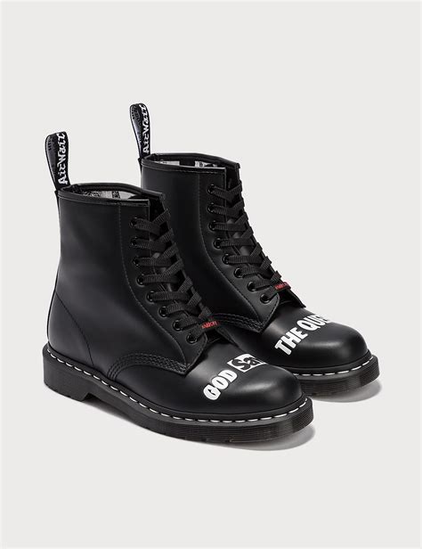Dr Martens 1460 Sex Pistols Leather Boots In Black Lyst Free Hot Nude