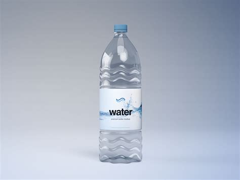 plastic water bottle mockup  mockups pixelifynet