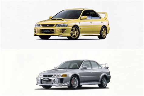 Subaru Impreza Wrx Vs Mitsubishi Lancer Evo La Eterna Lucha