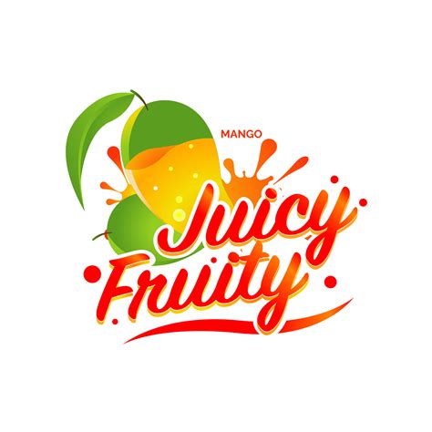 Fresh Mango Juicy Fruity Sign Symbol Logo Icon 602699 Vector Art At