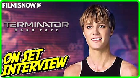 Terminator Dark Fate Mackenzie Davis Grace On Set Interview Gentnews