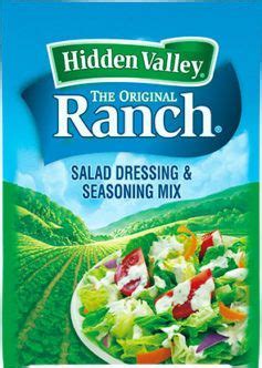 Hidden valley® original ranch® seasoning & salad dressing mix shaker. Hidden Valley® Original Ranch® Seasoning, Salad Dressing ...