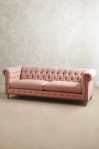 Fuschsia pink is the colour for fashion lovers. Pink Linen Lyre Chesterfield Sofa Wilcox