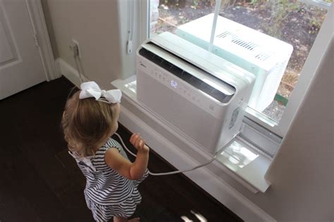 Little Me And Free Cooling Down With Midea S New U Shaped Window Air Conditioner