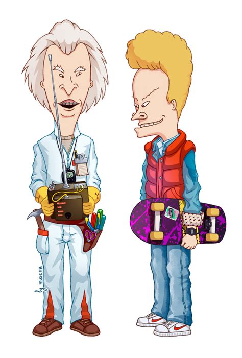 Beavis And Butt Head Do Back To The Future By Jackmamadraws On