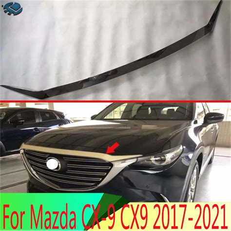 For Mazda Cx 9 Cx9 2017 2021 Abs Front Hood Bonnet Grill Grille Bumper