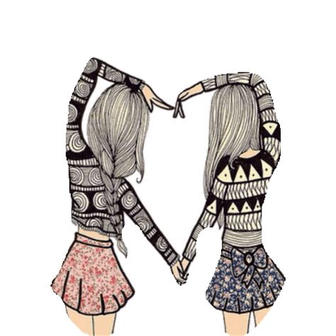 via GIFER | Cute bff pictures, Pencil sketch images, Free clip art