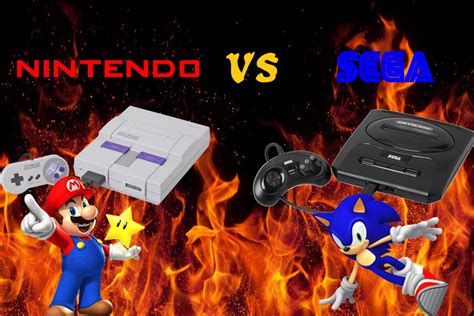 The Console Wars Nintendo Vs Sega By Big Z 2015 On Deviantart
