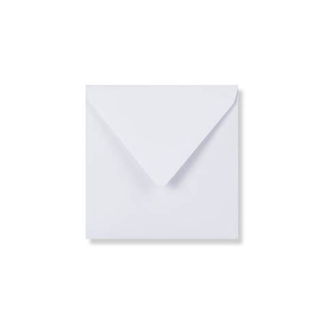 White 146mm Square Envelopes 120gsm