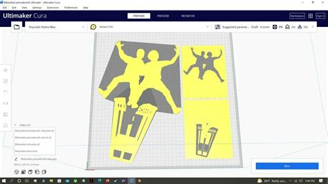 Stl File 2d Silhouettestencil Bill And Ted On Phone Booth・3d Print