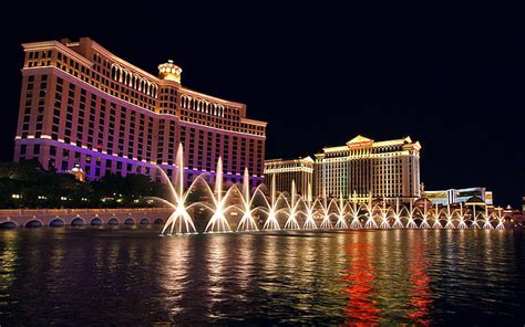 Hd Wallpaper Bellagio Fountains At Night Las Vegas Nevada Usa Desktop