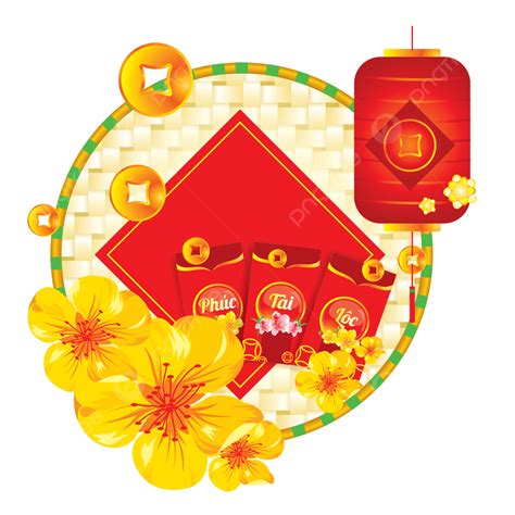 New Year Spring Hd Transparent Simple Spring Apricot Flower Decoration