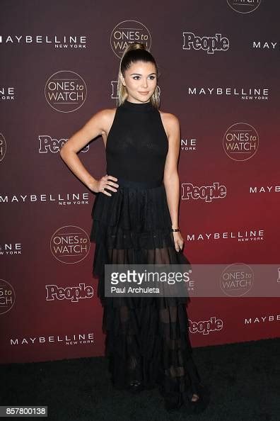 Actress Olivia Jade Giannulli Attends Peoples Ones To Watch Party