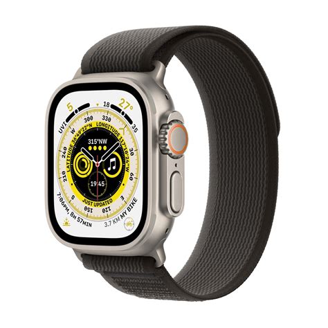 Apple Watch Ultra Gps Cellular 49mm Titanium Case With Blackgray