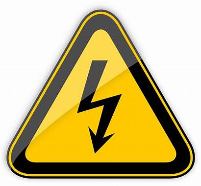 Warning Sign Voltage Clipart Caution Transparent Signs