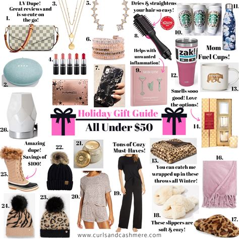 Even if she has it all, you'll find unique presents and thoughtful ideas for birthdays, anniversaries, and more. Gift Ideas for Women under $50 | Gifts for women, Women ...