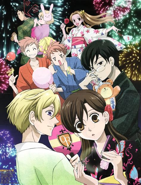 ouran, High, School, Host, Club, Series, Males, Anime, Group, Girl