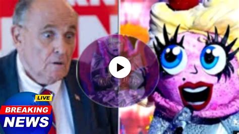 Viral Video Rudy Giuliani Masked Singer Video Forces Judges Jeong And Robin Thicke To Walk Off