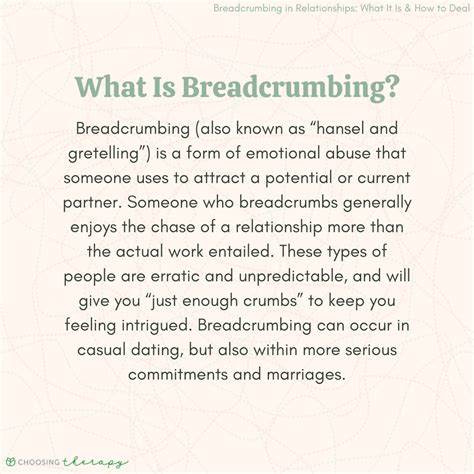 What Is Breadcrumbing In A Relationship
