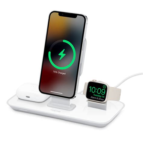 Mophie 3 In 1 Wireless Charging Pad Qi Certified For Fast Charging