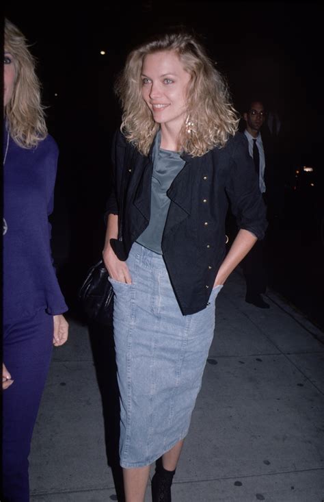 Michelle Pfeiffer In 1985 Michelle Pfeiffers 80s Fashion Gallery
