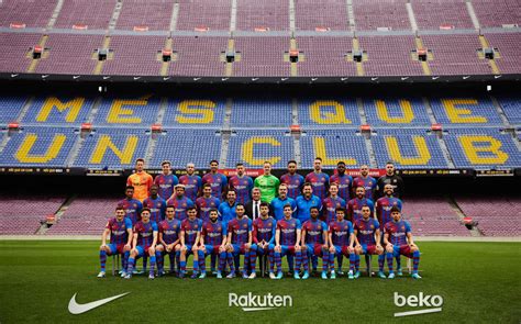 The Fc Barcelona First Team Official Photo