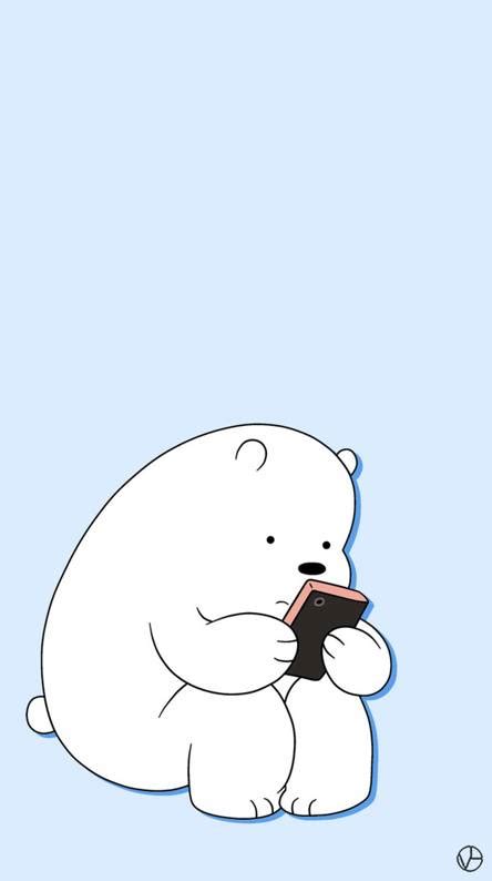 We bare bears ice bear and grizzly, bear art drawing, chicago bears, mammal, animals, cat like mammal png. Aesthetic Pink Ice Bear Pfp - Largest Wallpaper Portal
