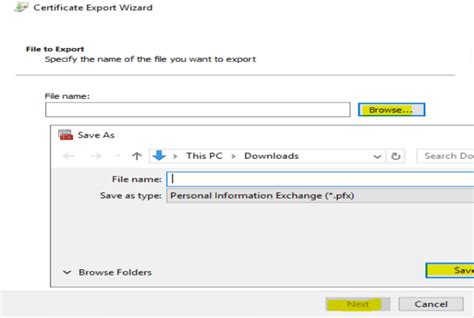 How To Export A Certificate In Pfx Format In Windows Learn Solve It
