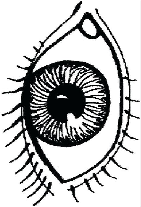 Eye Coloring Pages Printable At Free Printable