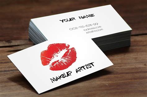 Makeup Business Card Business Card Template Design Makeup Business