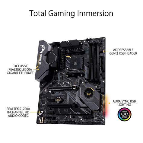 Asus Tuf Gaming X570 Plus Amd Am4 Atx Motherboard With Pcie 40 M2